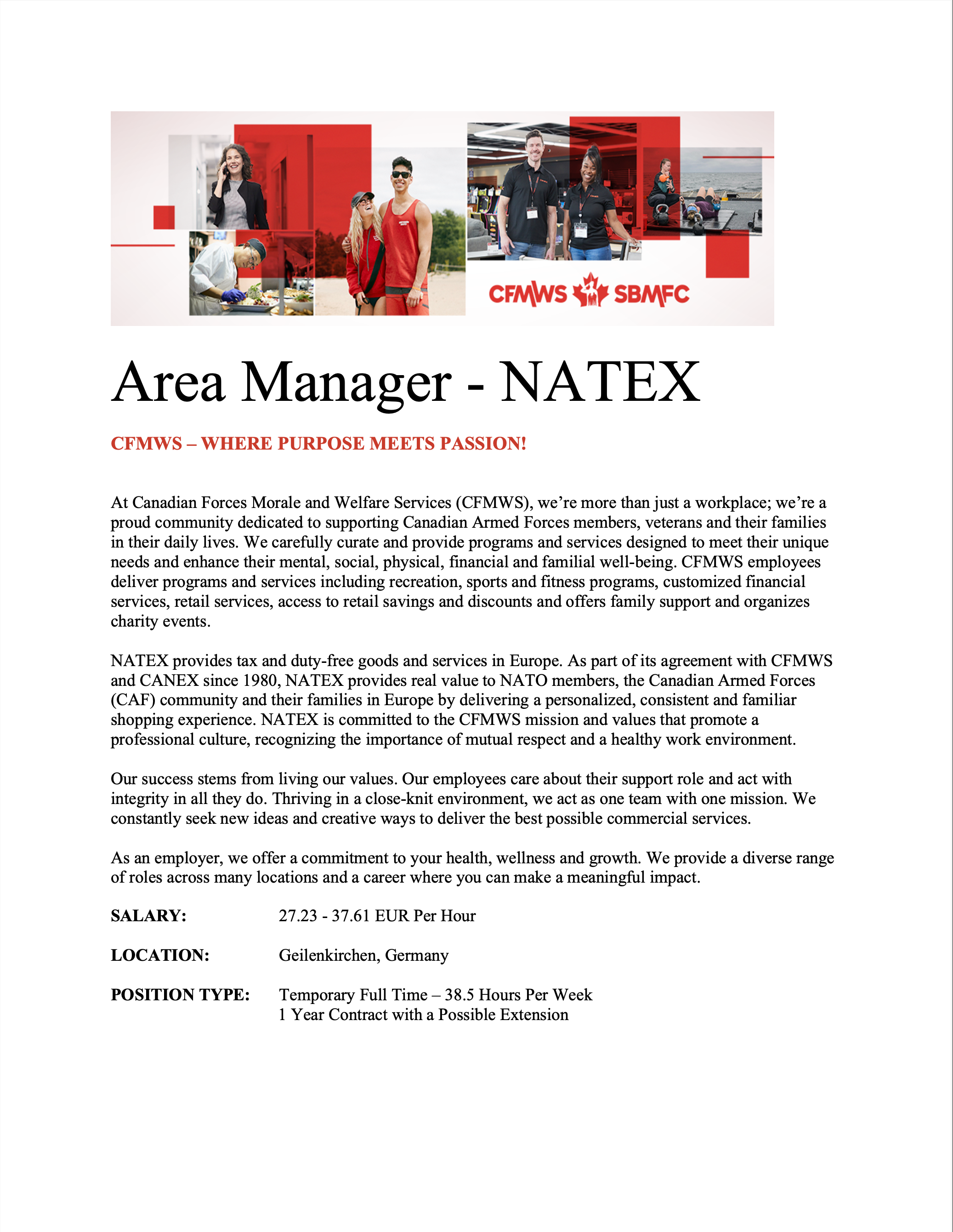 Area Manager | Natex