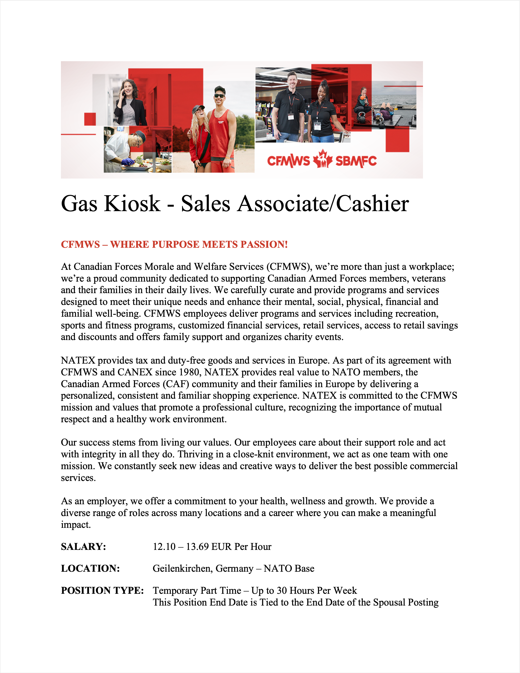 Gas Kiosk Services - Sales Associate / Cashier | Natex