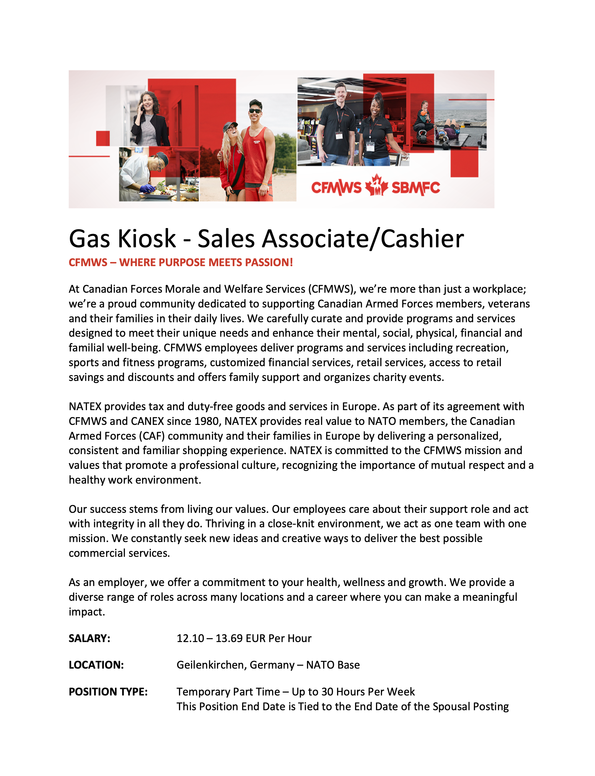 Gas Kiosk Services - Sales Associate / Cashier | Natex